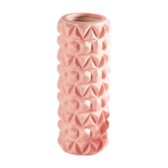 3D EVA foam hollow massage roller for yoga, muscle therapy, and sports rehabilitation.