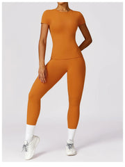 Women’s Slim Fit Sports Top – Breathable, Flexible & Workout Ready