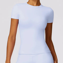 Women’s Slim Fit Sports Top – Breathable, Flexible & Workout Ready