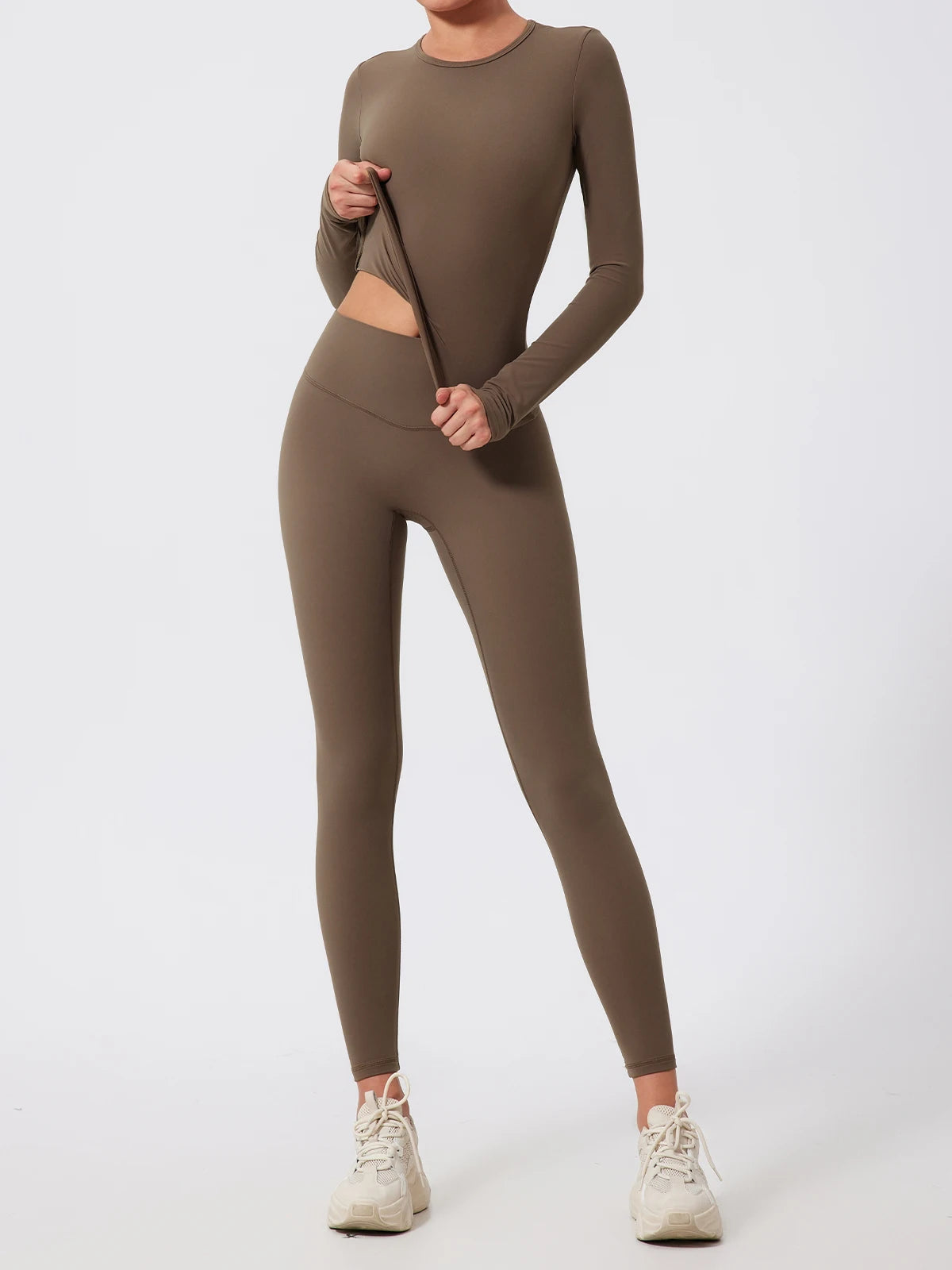 Women’s long sleeve sports shirt, gym fitness yoga top