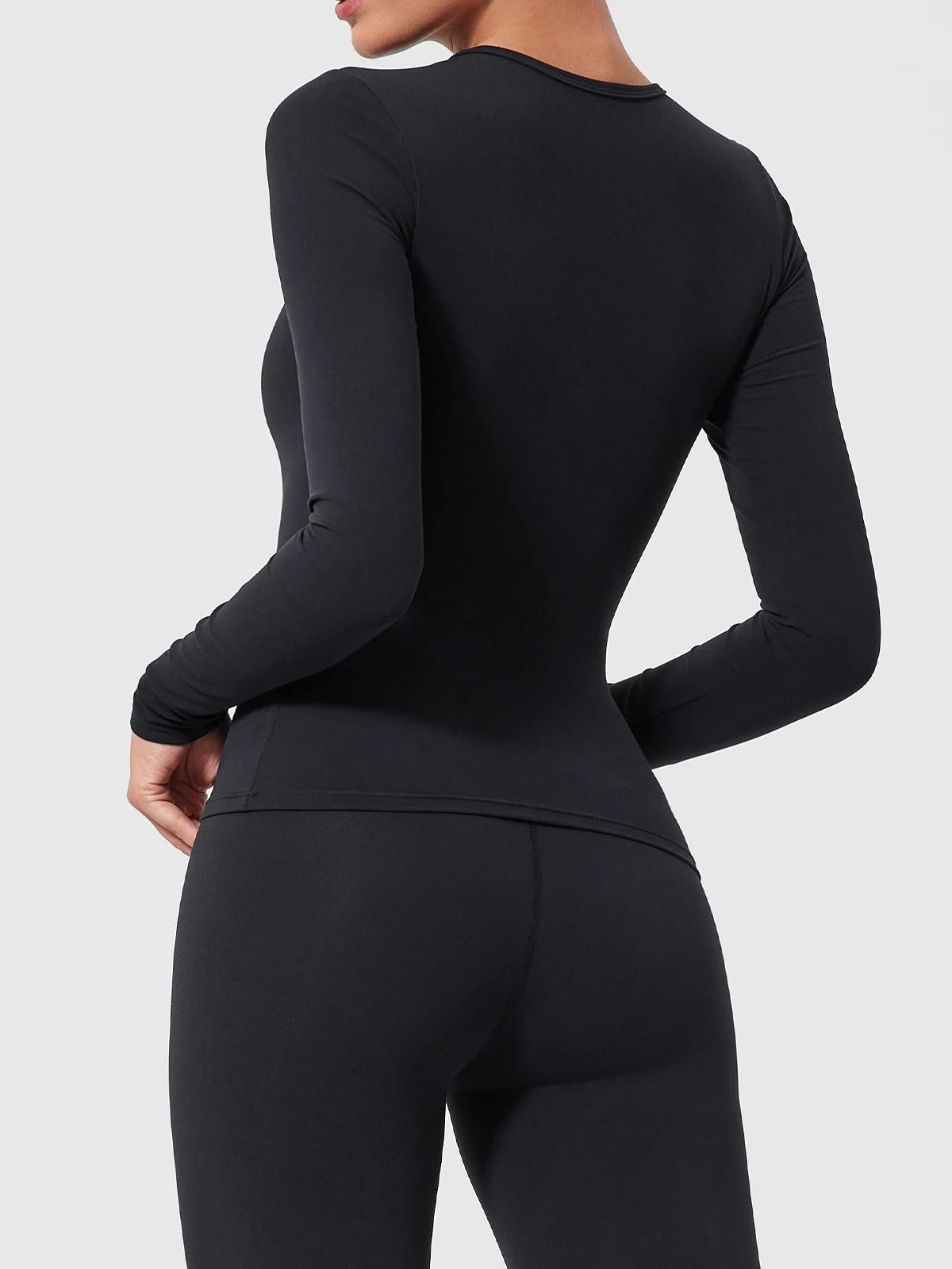 Women’s long sleeve sports shirt, gym fitness yoga top