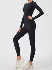 Women’s long sleeve sports shirt, gym fitness yoga top