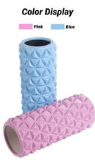 3D EVA foam hollow massage roller for yoga, muscle therapy, and sports rehabilitation.