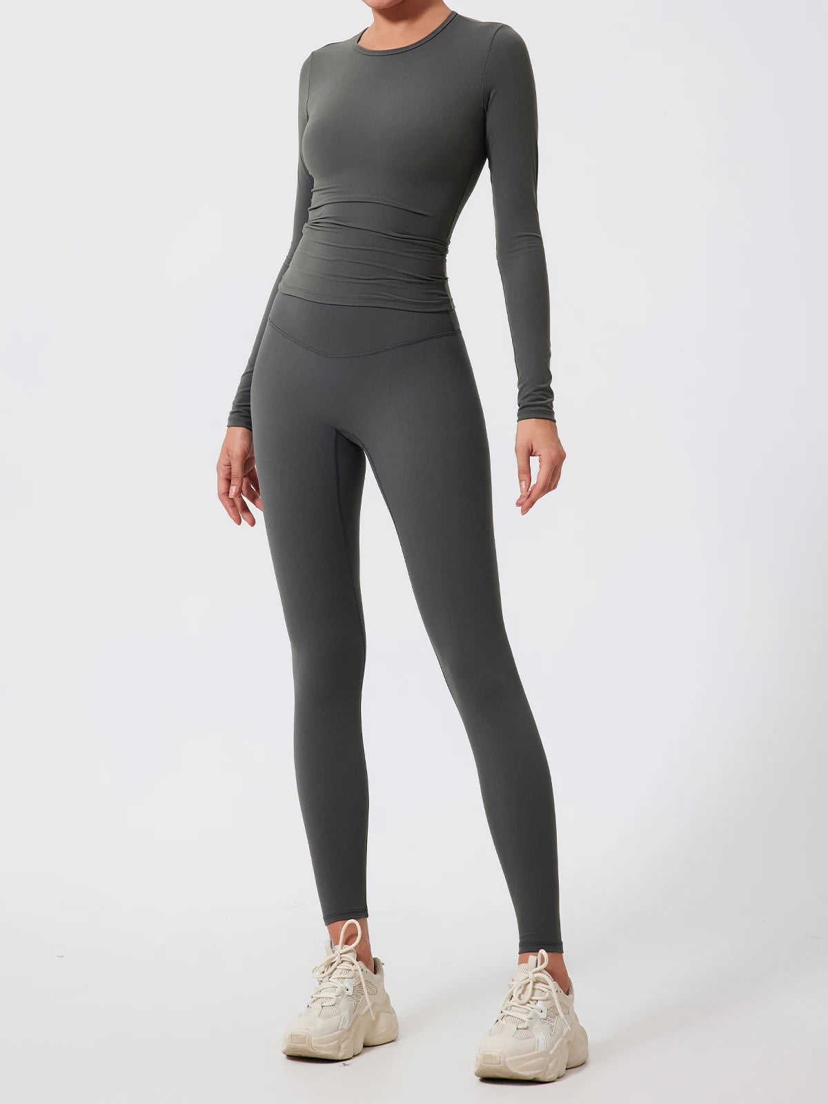 Women’s long sleeve sports shirt, gym fitness yoga top