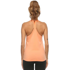 Women’s Backless Quick-Dry Yoga Tank Top – Sleeveless Sports Gym Shirt