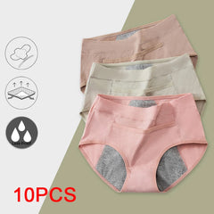 10PCS Leak-Proof Period Panties | Cotton Incontinence Underwear | Befit