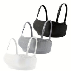 3-Pack Front Open Nursing Bras | Comfortable Pregnancy Underwear | Befit