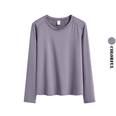 DRUR Long Sleeve Yoga Top | Loose Fit Back Mesh Running Shirt | Befit