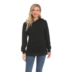 Winter Thermal Maternity Hoodie - Long Sleeve Breastfeeding & Nursing Jumper
