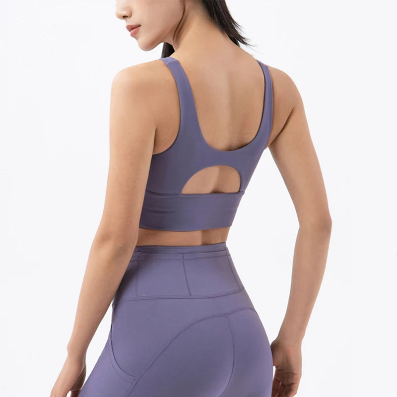 SOISOU New Women's Tracksuit Yoga Set Fitness Sportswear Stretch Soft Sports Suit Gym Clothes Bra Pocket Leggings Women's Suit