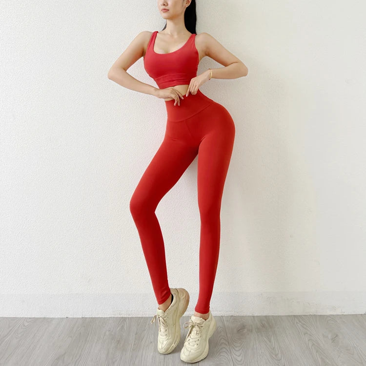 SOISOU Nylon Leggings Women's Pants Sport Yoga Pants Sexy Tight High Waist Elastic Women's Panties Pocket legging mujer