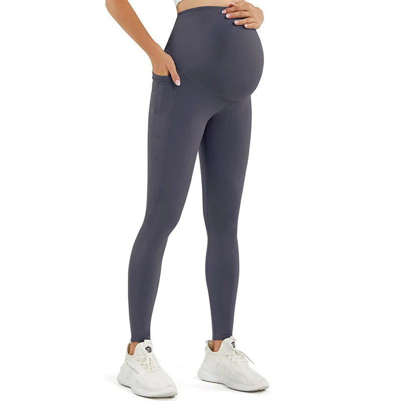 Maternity Knit Cotton Leggings | High-Waist Pregnancy Pants | Befit