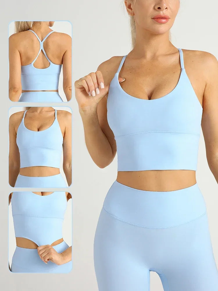 Naked Feeling Sports Bra | Women's Y-Shape Yoga Sling | Befit