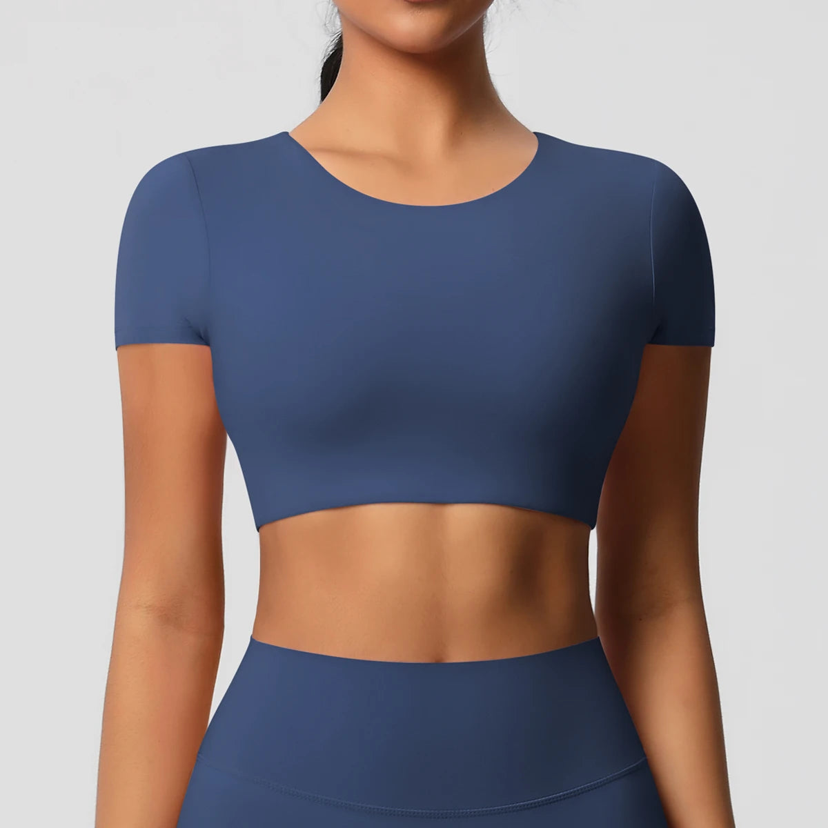 Padded Running Sports T-Shirt | Short Sleeve Slim Yoga & Gym Top | Befit