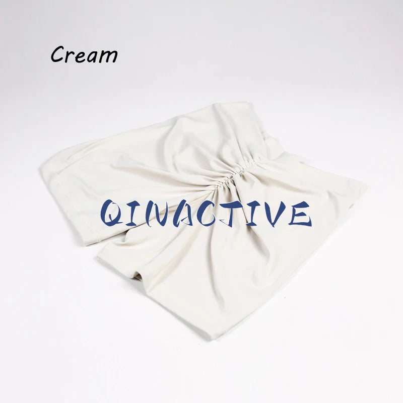 QINACTIVE V-Back Shorts Womens Clothing Gym Short Shorts Cycling Shorts Activewear High Elastic Tights Fitness Leggings