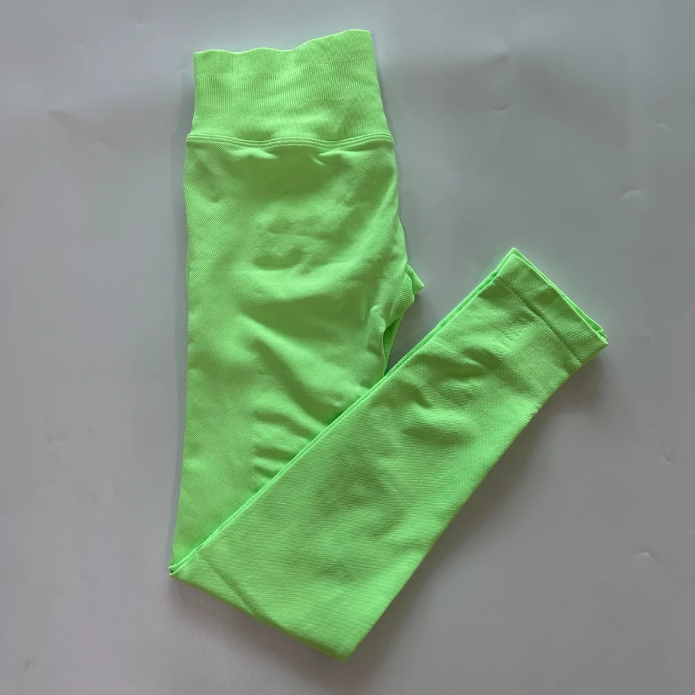 Seamless High Waist Women’s Gym Leggings – Sweat‑Wicking Workout Yoga Pants