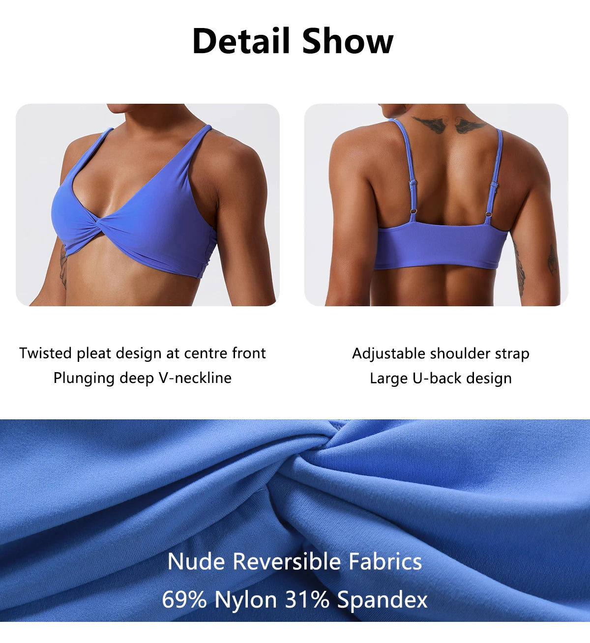 Ctenkevet Gym Sports Bra Women Push Up Workout Yoga Underwear Breathable Soften Crop Top Female Backless Fitness Bras