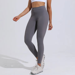QINACTIVE V-Back Leggings Sports Yoga Pants Women Fitness Gym Tights High Waist Leggings Push Up