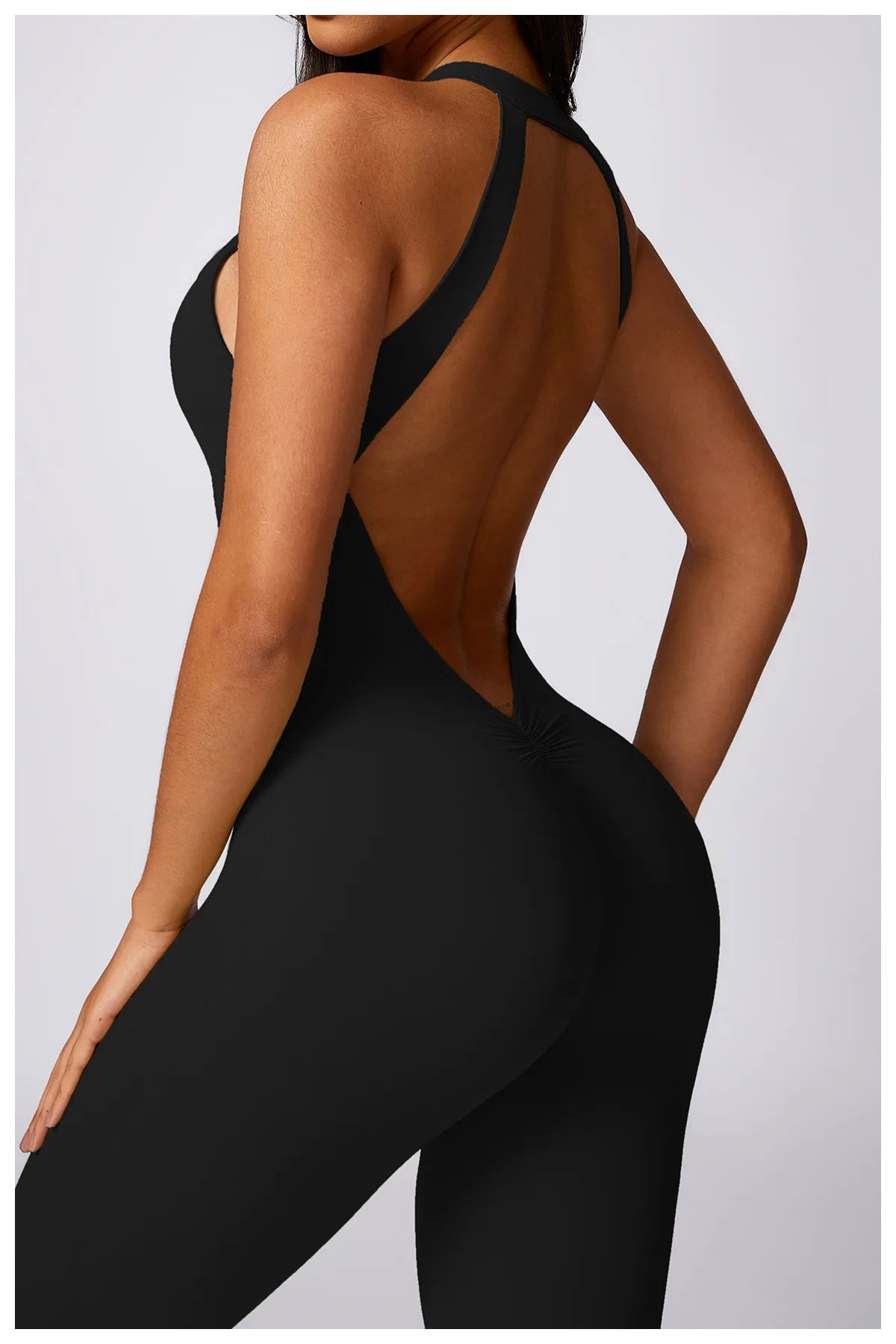 Ctenkevet Fitness Backless Bodysuit Women Gym Jumpsuit Woman Quick-Dry Yoga Clothes Short Workout Rompers Sports One-Piece Suit
