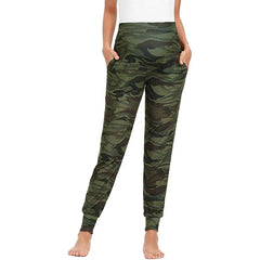 Seamless Knitted Maternity Yoga Pants - Moisture-Wicking Belly Support Sports Pants