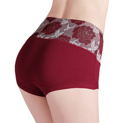 5-Piece High-Waist Body Shaper Panties - Soft Cotton Breathable Underwear