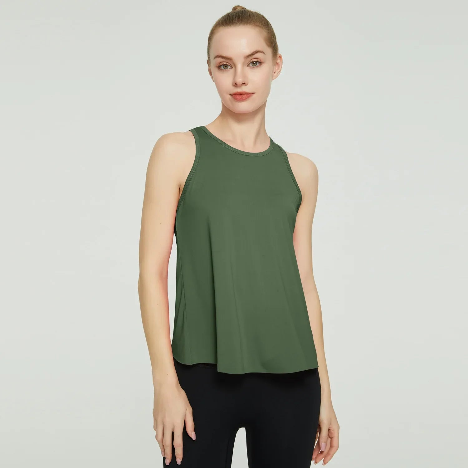 STOUREG Racerback Yoga Tank Top,Women's Quick Dry Sports Vest Fitness Gym Top Workout Yoga Shirts,Workout Top Sports Clothing