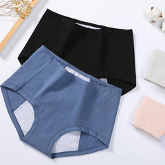 5-Piece Leak-Proof Menstrual Panties - Mid-Waist Cotton Physiological Briefs