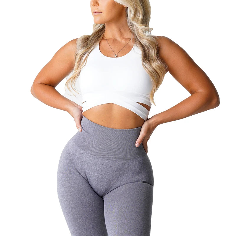 Sculpt Seamless Bra Top Spandex Woman Fitness Elastic Breathable Breast Enhancement Leisure Sports Underwear