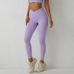 QINACTIVE Nylon V Leggings Woman Yoga Pants For Women Scrunch Butt Yoga Leggings Workout Gym Tights Sexy Sports Legging Activewe