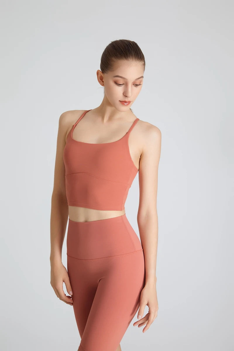 B-Fit QINACTIVE One-Shoulder Sports Bra – High Stretch & Comfy Fitness Wear for Women