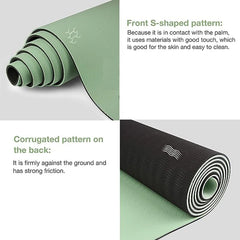 Non-Slip TPE Yoga Mat – 6mm thick, comfortable