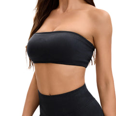 Black Backless sports bra

