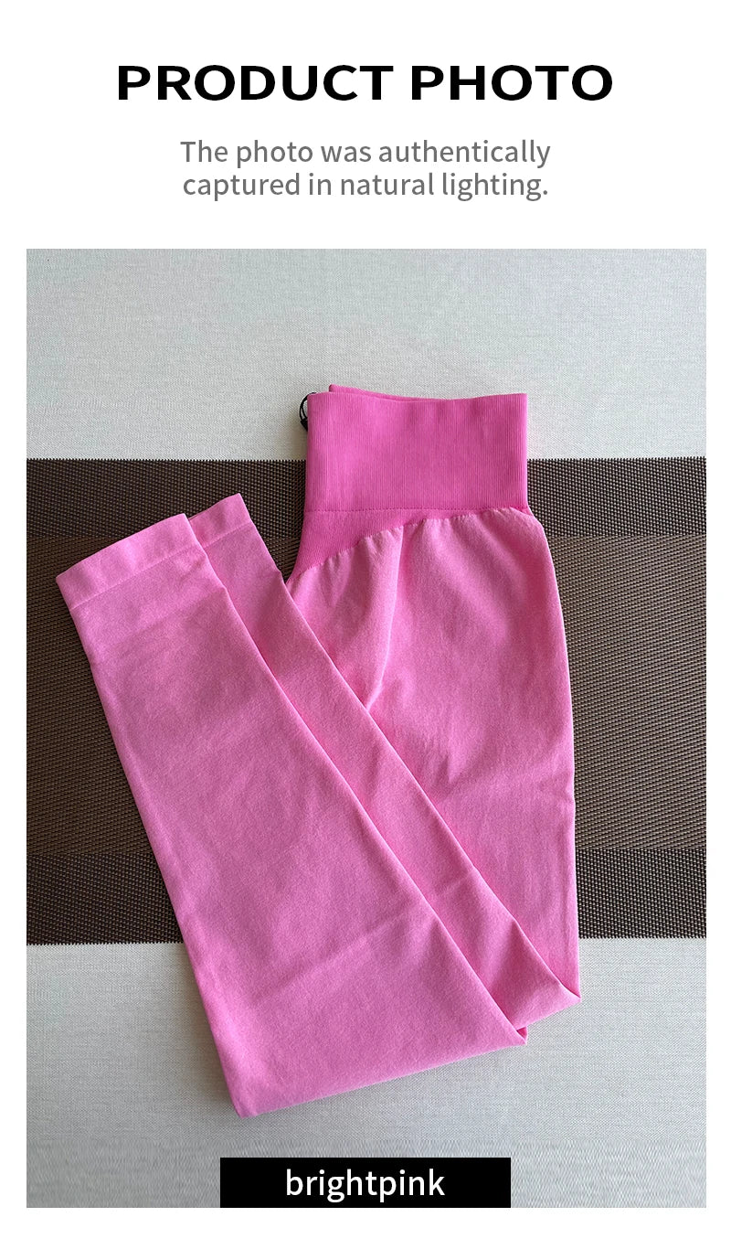 New Knockout Seamless Leggings Spandex tights Women Soft Workout Tights Fitness Outfits Yoga Pants  cycling pants shark pants