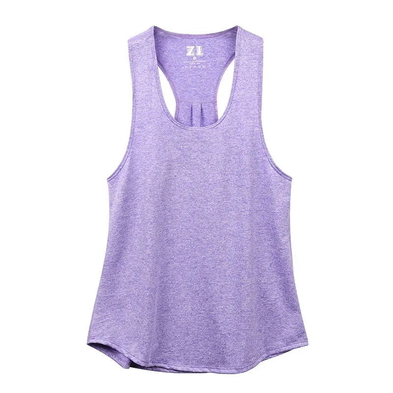 STOUREG Women Sleeveless Racerback Workout Yoga Tank Tops  Running Training Yoga Shirts Athletic Gym Fitness Sport Vest