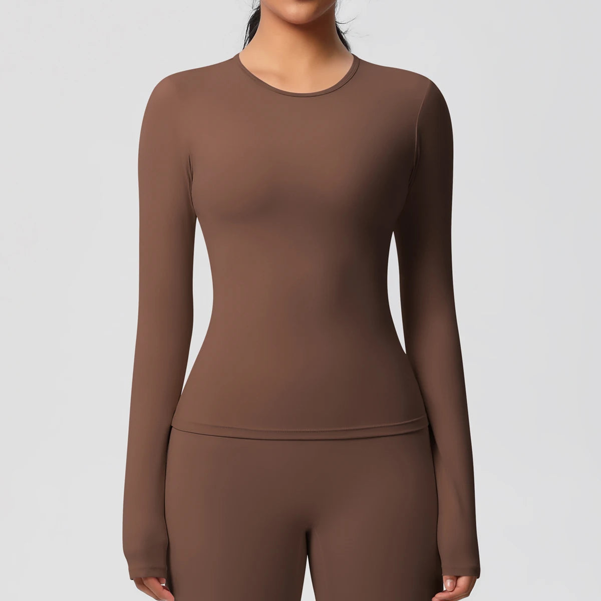Women's Long Sleeve Workout Top - Dry Fit Breathable Sports Top