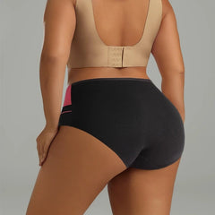 7-Piece High-Waist Body Shaper Briefs - Soft Cotton Slimming Underwear