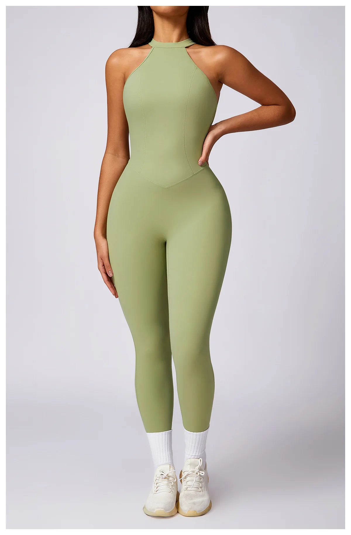 Ctenkevet Fitness Backless Bodysuit Women Gym Jumpsuit Woman Quick-Dry Yoga Clothes Short Workout Rompers Sports One-Piece Suit