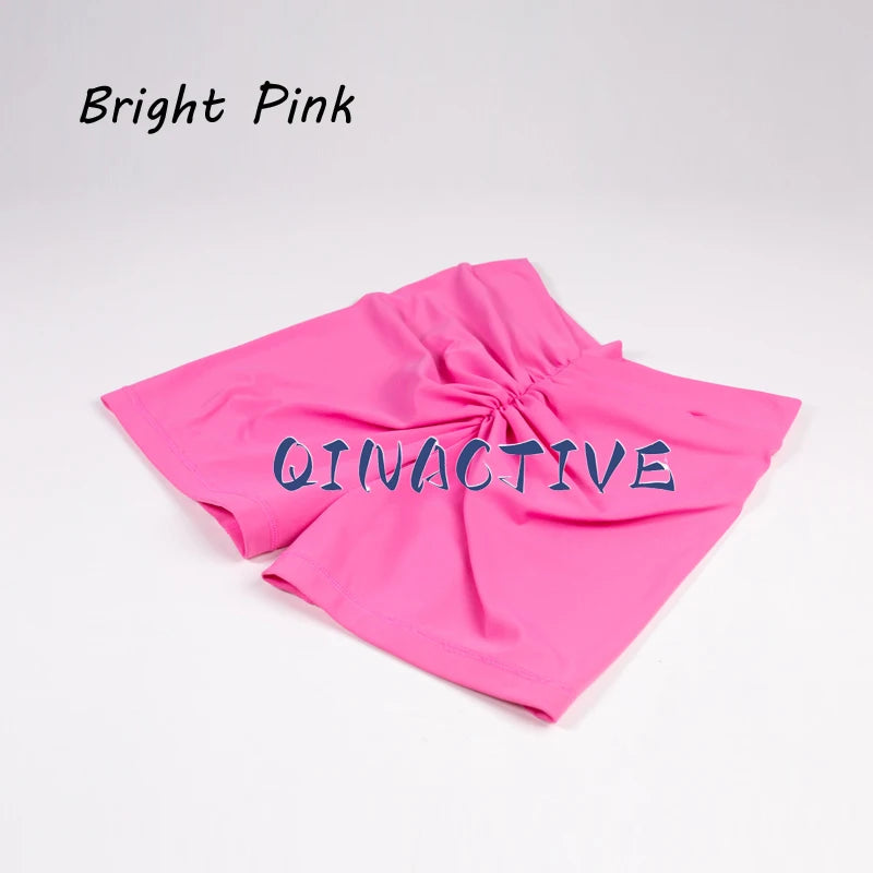 QINACTIVE V-Back Shorts Womens Clothing Gym Short Shorts Cycling Shorts Activewear High Elastic Tights Fitness Leggings