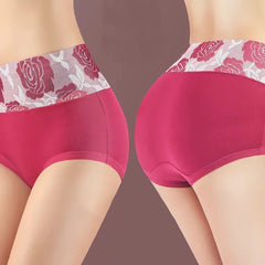 5-Piece High-Waist Body Shaper Panties - Soft Cotton Breathable Underwear