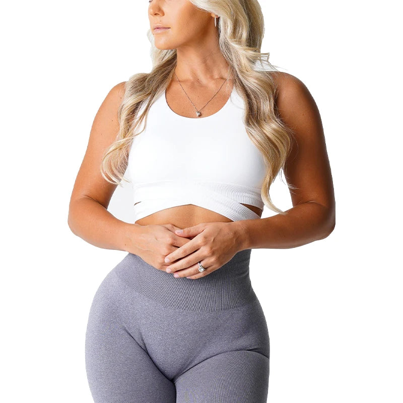 Sculpt Seamless Bra Top Spandex Woman Fitness Elastic Breathable Breast Enhancement Leisure Sports Underwear