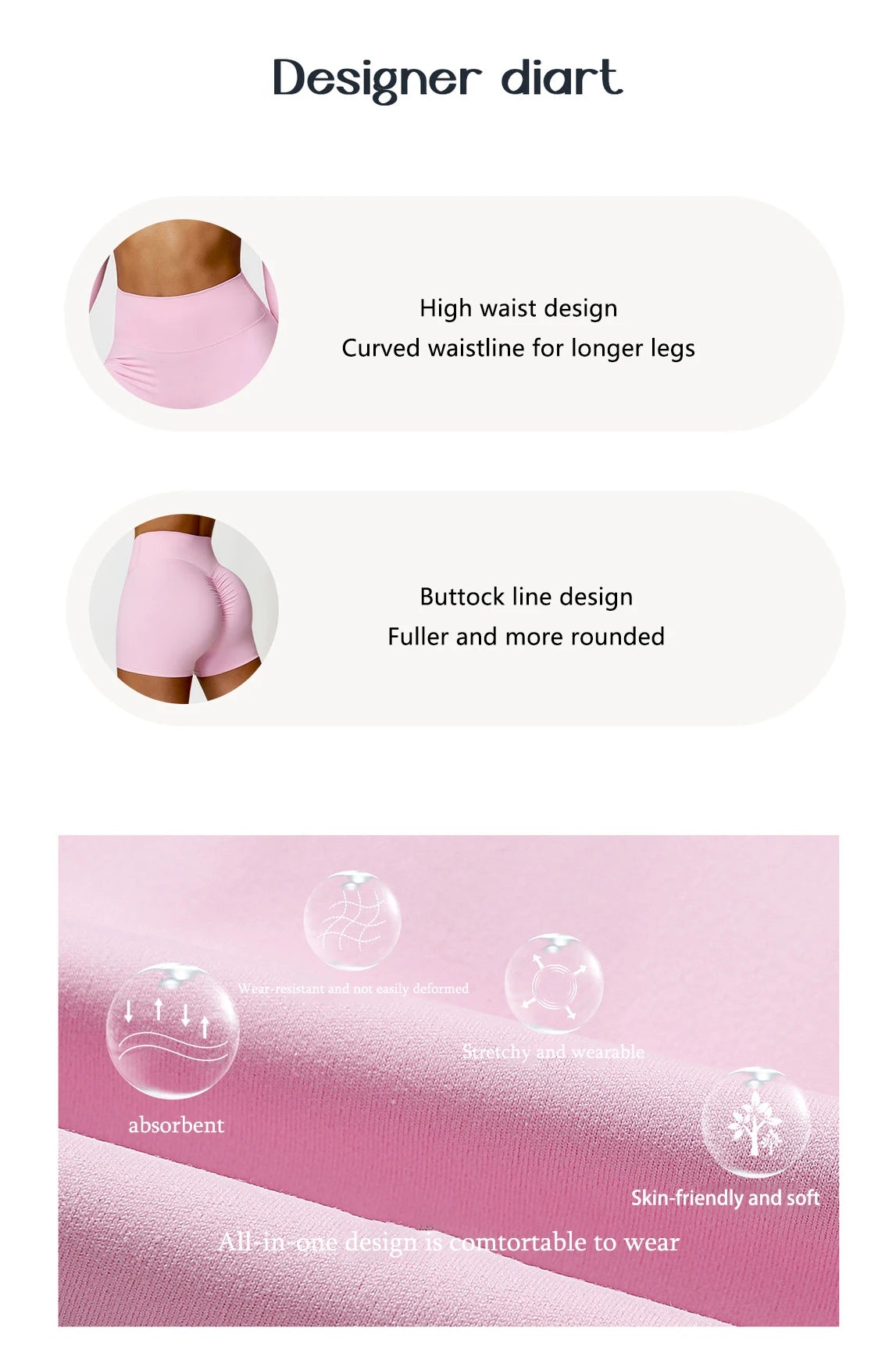 Ctenkevet High Waist Women Fitness Quick-Dry Sport Short Women Cycling Soft Training Shorts Jog High Waist Yoga Short Legging