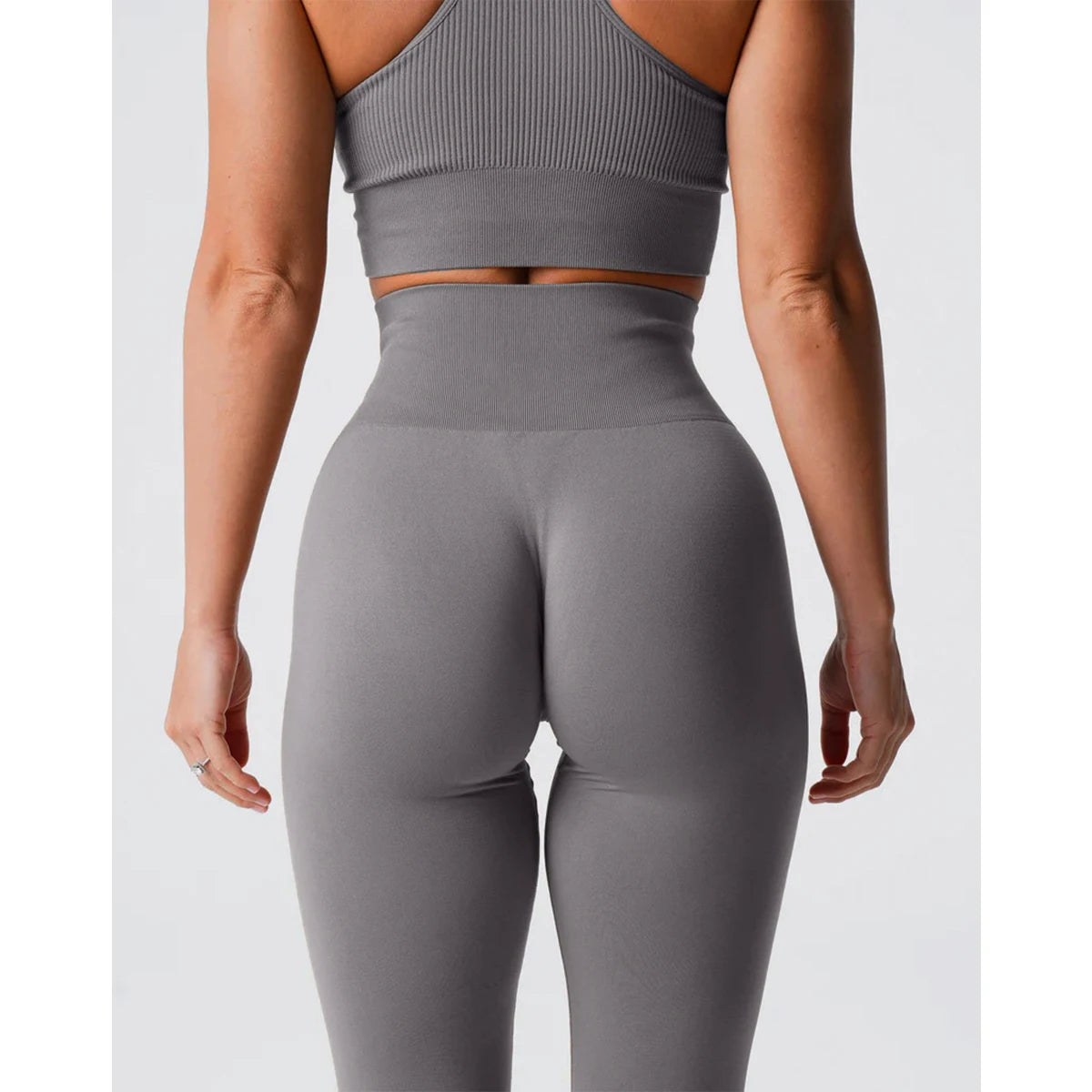 TKITK Solid Leggings Women Seamless Sports  Scrunch Bum Tights cycling shark pants Yoga shorts Gym navigation nv Workout wear