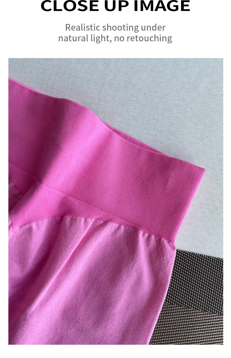 New Knockout Seamless Leggings Spandex tights Women Soft Workout Tights Fitness Outfits Yoga Pants  cycling pants shark pants