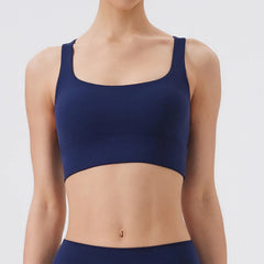 Women's Eight-Line Crossing Beautiful Back Sports Bra