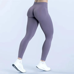 Seamless V‑Shape Yoga Leggings for Women – Gym & Running Tights
