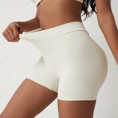 QINACTIVE V-Back Shorts Womens Clothing Gym Short Shorts Cycling Shorts Activewear High Elastic Tights Fitness Leggings