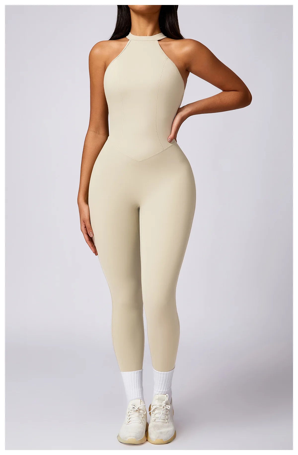 Ctenkevet Fitness Backless Bodysuit Women Gym Jumpsuit Woman Quick-Dry Yoga Clothes Short Workout Rompers Sports One-Piece Suit