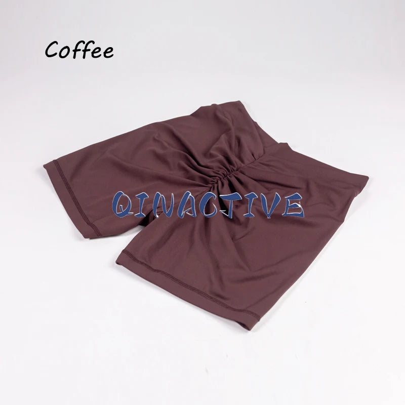 QINACTIVE V-Back Shorts Womens Clothing Gym Short Shorts Cycling Shorts Activewear High Elastic Tights Fitness Leggings