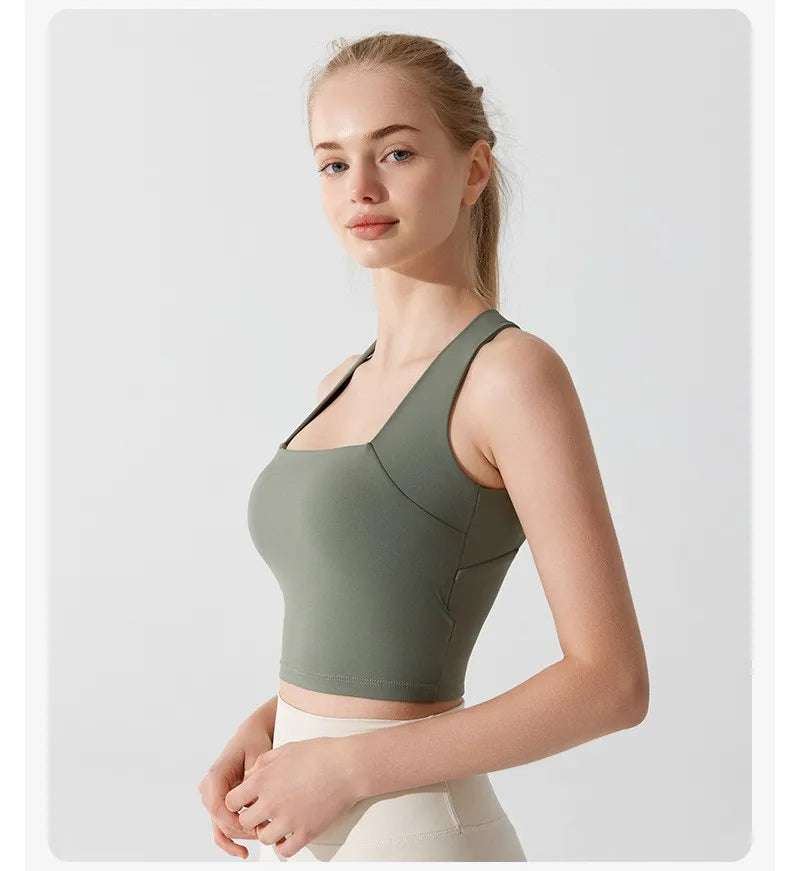 Women Cross Strap Sports Bra Top High impact Push Up Running Bras Sport Bra Yoga Gym Crop Top Brassiere Fitness Top Sport Bra