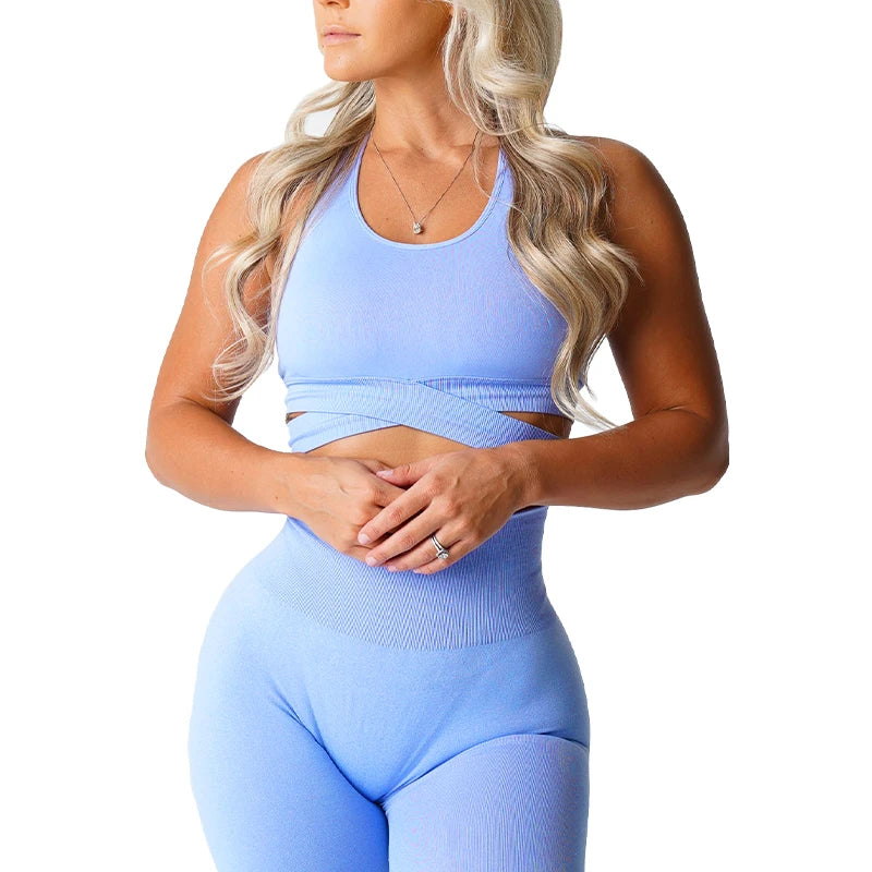 Sculpt Seamless Bra Top Spandex Woman Fitness Elastic Breathable Breast Enhancement Leisure Sports Underwear